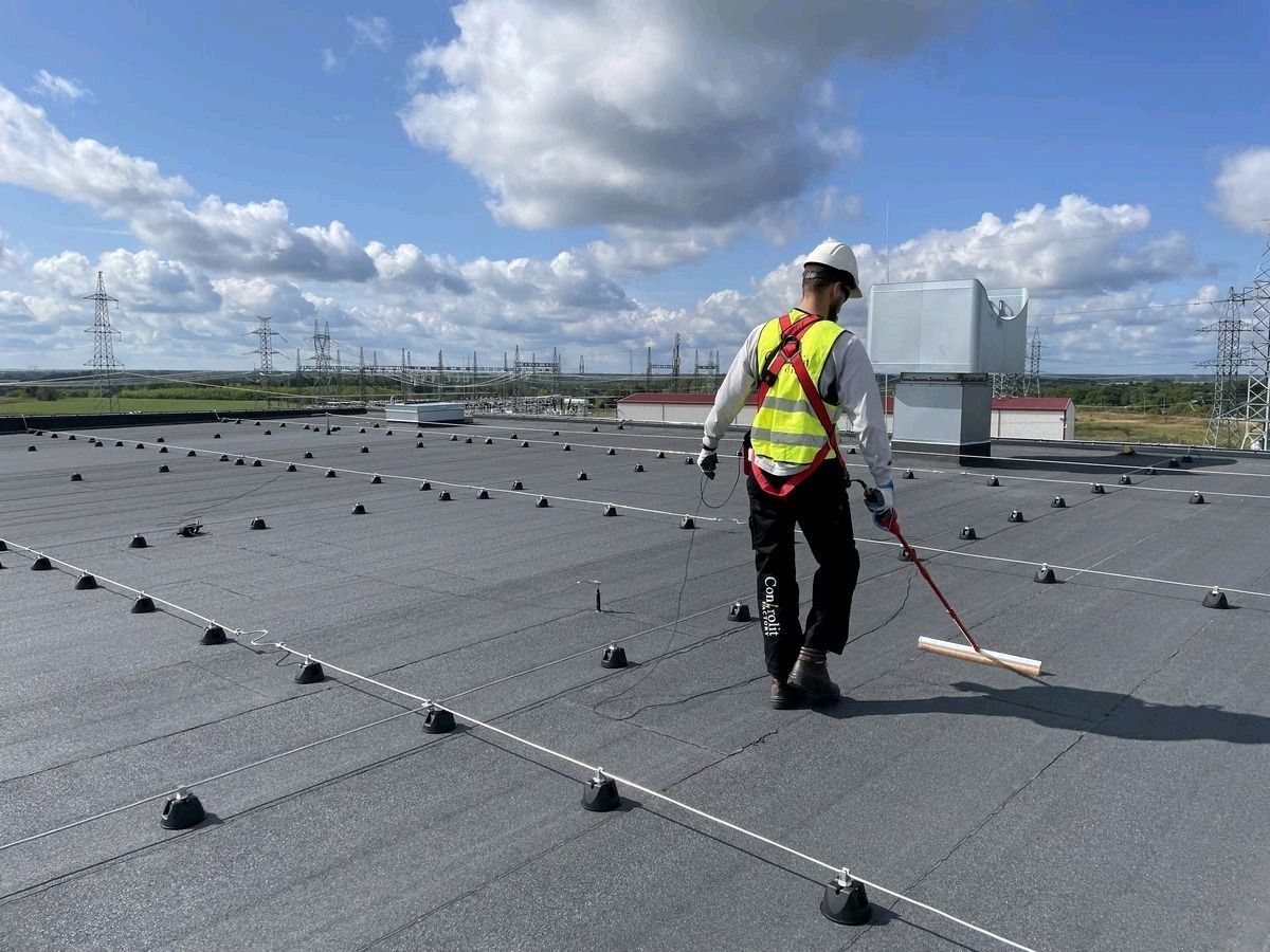 Electronic Leak Detection rooftop inspection